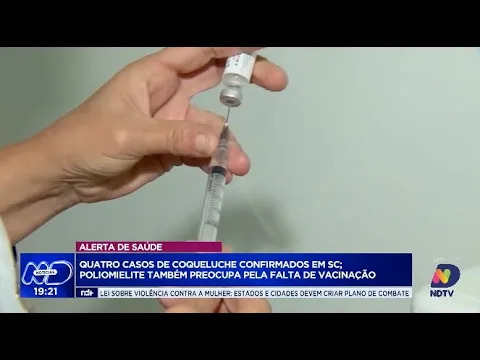 Coqueluche em SC: quatro casos confirmados despertam atenção para necessidade de vacinação