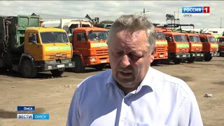 Мусор из трети омских дворов так и не вывезен