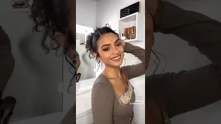 أسهل تسريحة ربط للشعر الكيرلي وهو مرفوع اكسبلور تسريحات لايك Cgm 