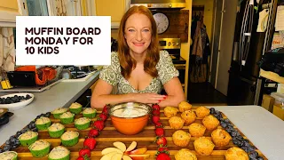 MUFFIN BOARD MONDAY FOR 10 KIDS