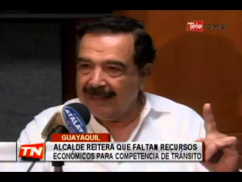 Alcalde reitera que faltan recursos económicos para competencia de tránsito