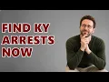 How To Look Up Kentucky Arrest Records