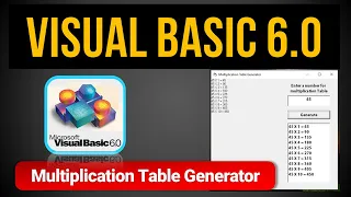 Visual Basic 6 0 Multiplication Table Generator For Loop