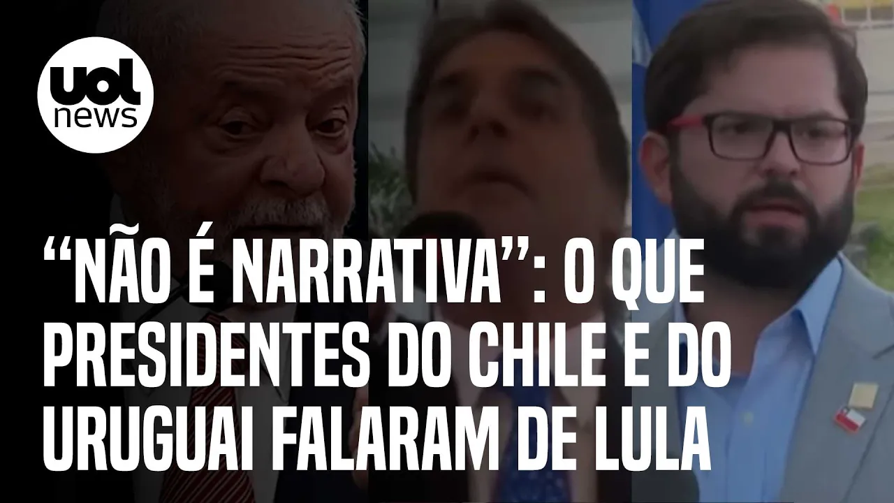 Maduro no Brasil e 'narrativa': O que presidente do Uruguai e do Chile disseram sobre fala de Lula