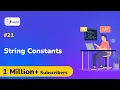 What are String Constants in C programming - Fundamentals of C Language
