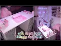 Nail Area TOUR 2020 DIY Budget Glam Mirror Bling Manicure Desk Cute Pink Decor Ideas Home Salon
