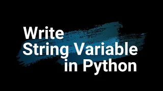 How to declare string in a variable in python 3 variable initialization