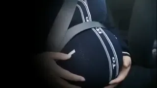 pregnant asian in labor