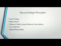 Secure Design Principles