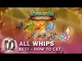 ALL WHIPS - Terraria 1 4 Journey s End