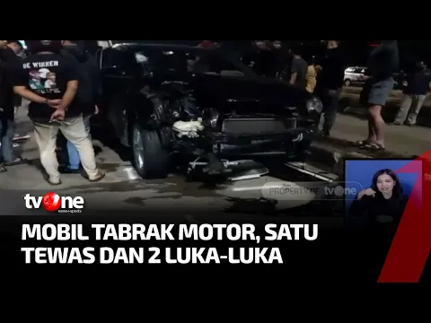 Diduga Sopir Dalam Kondisi mabuk, Mobil Tabrak Sepeda Motor
