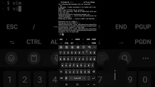 Vim on an Android Phone
