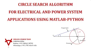 CIRCLE SEARCH ALGORITHM FOR ELECTRICAL AND POWER SYSTEM APPLICATIONS USING MATLAB-PYTHON