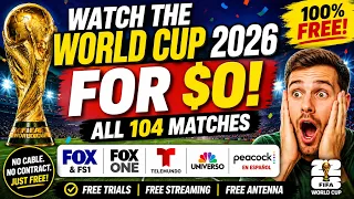 how to watch the 2026 fifa world cup for free