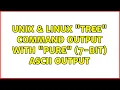 Unix Linux tree command output with pure 7-bit ASCII output 2 Solutions