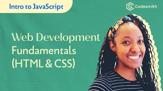 Intro to JavaScript Web Development Fundamentals HTML CSS