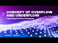Programme that explains the concept of overflow and underflow Using Turbo C