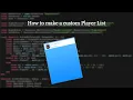 How to create a custom Player List Roblox Scripting Tutorial