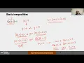 Modulus 5 - Inequalities