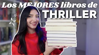 TOP 10 Libros de THRILLER: Los más ADICTIVOS | No podrás parar de leer 📚✨