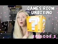 The Gamer Blonde - Unboxing The Games Room