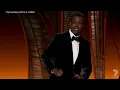 Watch the uncensored moment Will Smith smacks Chris Rock on stage at the Oscars, drops F-bomb