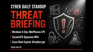 Windows Zero-Day MiniPlasma M365 MFA Bypass Linux Root Exploit Act Now