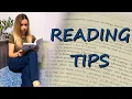 Improve Your Reading Skills READING Tips