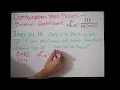 Combination Word Problems - Binomial Coefficient