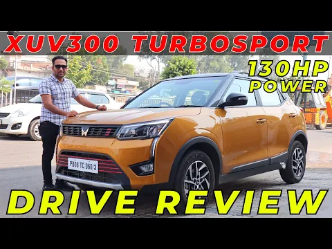 Mahindra XUV300 TurboSport Drive Review - Most Powerful Car of this Segment | Venue & Brezza Rival