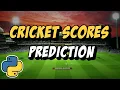 Machine Learning project Cricket Score prediction using Python Beginner