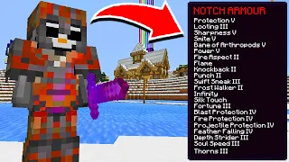I Got Notch Armour in Minecraft Hardcore