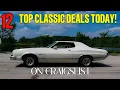 Exploring Classic Cars for Sale on Craigslist Must See Deals