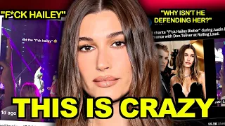  f ck hailey hailey bieber dragged at justin s concert 