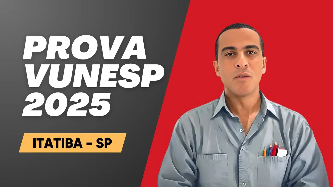 PORTUGUÊS VUNESP 2025 - PROVA RESOLVIDA - ITATIBA (NÍVEL MÉDIO)
