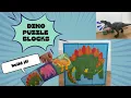 Build the Dinosaur Puzzle Fun Learning Toy Play for Kids