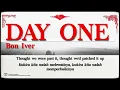 Bon Iver - Day One (feat. Dijon & Flock of Dimes) [ LYRICS terjemahan Indonesia ]