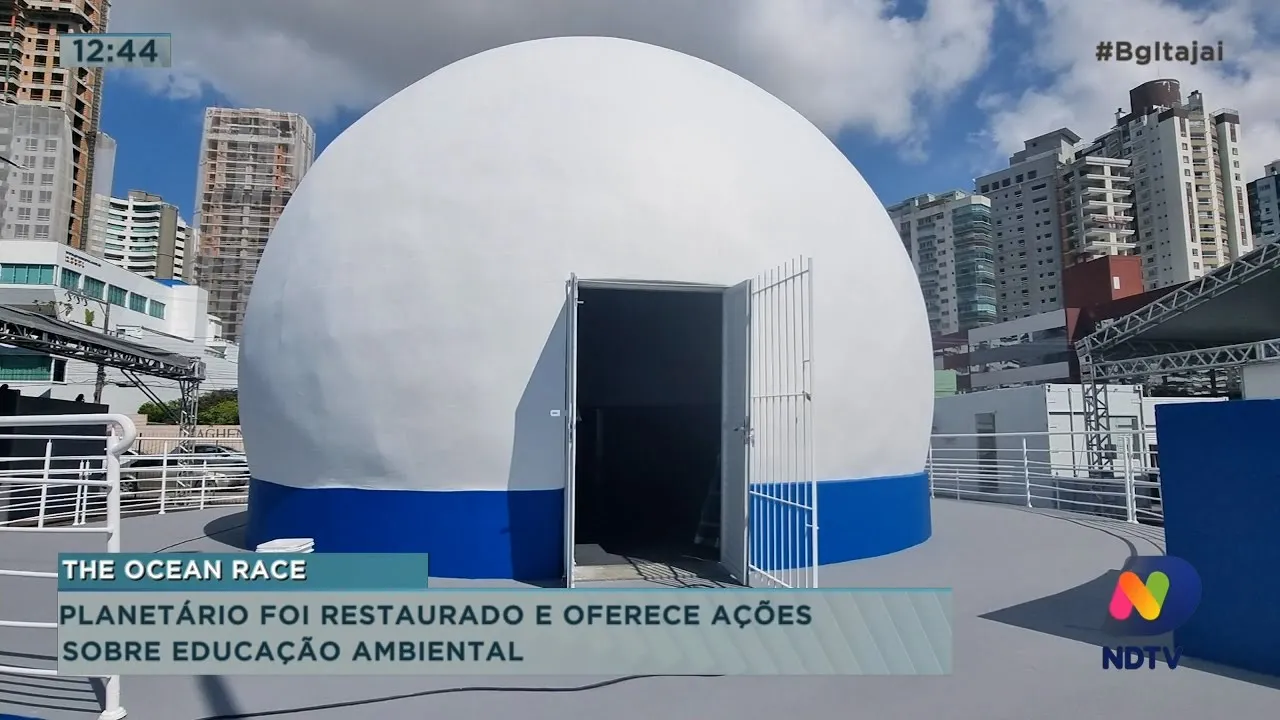 Planetário foi restaurado e oferece ações sobre educação ambiental