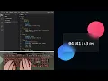 ASMR Programming - Glassmorphism Clock using Html CSS and Javascript