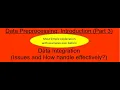 6 Data Integration Various issues on data integration