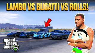 Indian Supercars Race – "GTA 5 Supercar Race: Lamborghini vs Bugatti vs Rolls Royce!" RG Plays