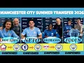 ALL MANCHESTER CITY CONFIRMED ROMOURS SUMMER TRANSFERS 2026 Bouaddi Neto Diomande Foden
