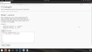 String 2 repeatFront Javascript solution