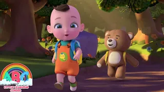 The Bear Went Over the Mountain | Nursery Rhymes & Kids Songs | Abc Little Learning Corner