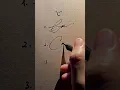 3 simple signature styles with the letter C