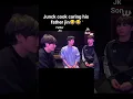 Lagu Two son with his father Jin😅😂🥰 ll JUNCK COOK caring his father Jin 🤣🤣🤣 ll Tere binaaa😁😁😁 #suscribe