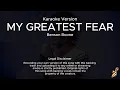 Download Lagu Benson Boone - My Greatest Fear (Karaoke Version)