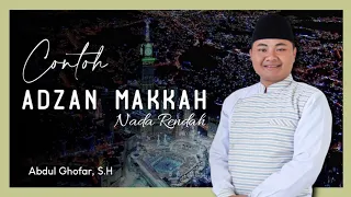 contoh adzan makkah nada rendah