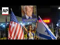 Download Lagu Crowd cheers for Trump and boos Netanyahu at hostage rally in Tel Aviv
