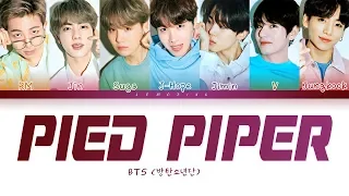 Download BTS - Pied Piper (방탄소년단 - Pied Piper) [Color Coded Lyrics/Han/Rom/Eng/가사] MP3